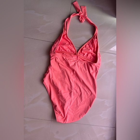 La Blanca One Piece Swimsuit - Size L orange summer pool sun - Picture 8 of 16